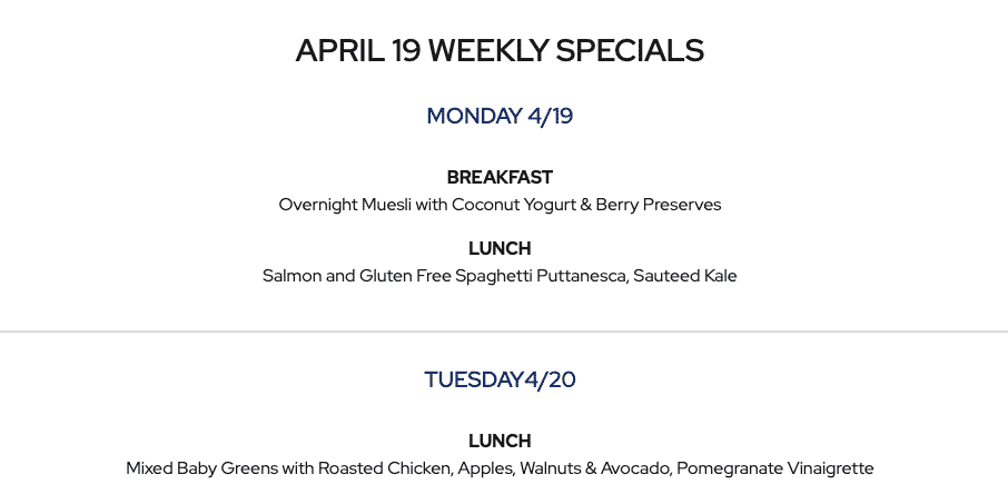Looking Ahead: Next Week’s Meal Delivery Specials
